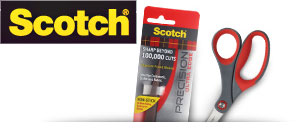 3M Scotch Precision Ultra Edge 8 Scissor Scissors 3 count 3-8 inch 3 inch  8 in
