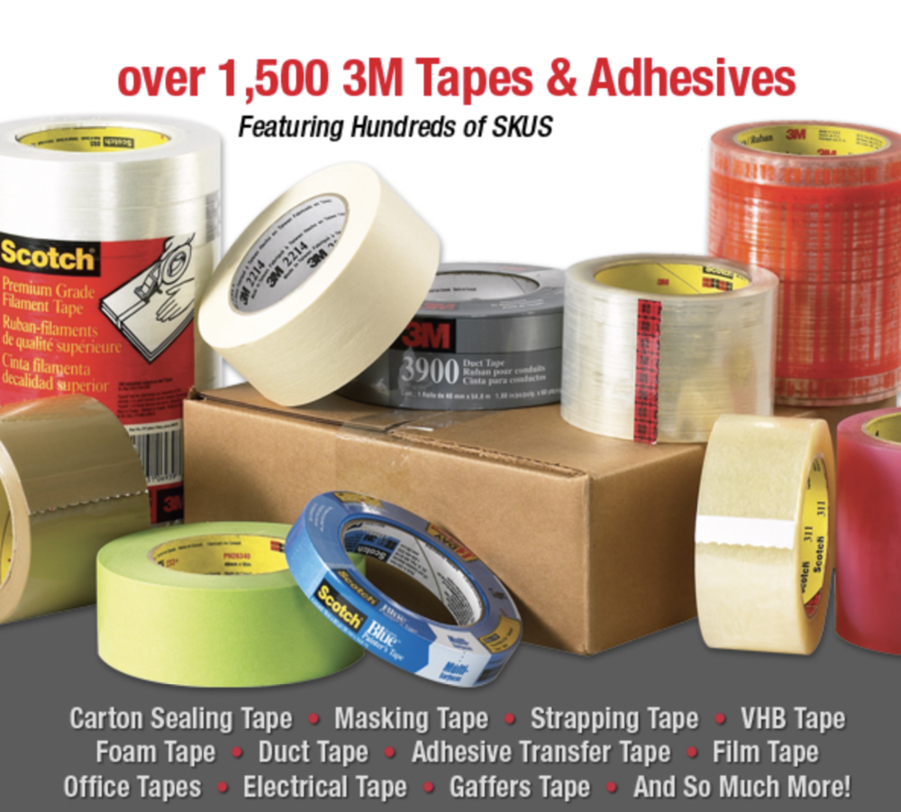 SCOTCH® COLOR BOX SEALING TAPE, 2 X 110 YD, RED