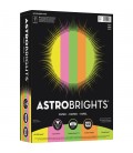 ASTROBRIGHTS® BRIGHT COLOR COVER PAPER, VINTAGE 5-COLOR ASSORTMENT, REAM/500SH
