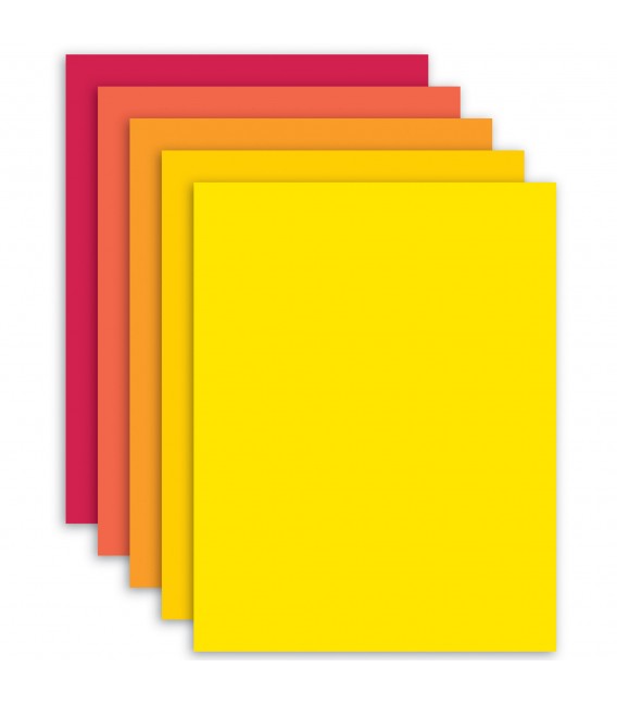 ASTROBRIGHTS® BRIGHT COLOR COVER PAPER, VINTAGE 5-COLOR ASSORTMENT, REAM/500SH