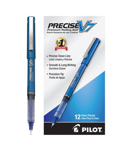 PILOT® PRECISE V7 PREMIUM ROLLING BALL RT BLUE (26068) - Multi