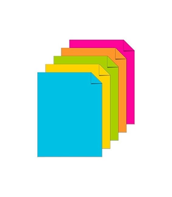 ASTROBRIGHTS® BRIGHT COLOR COVER PAPER, VINTAGE 5-COLOR ASSORTMENT, REAM/500SH