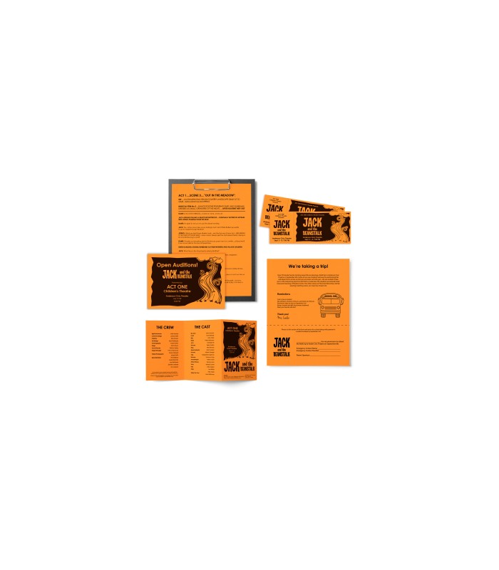 Cosmic Orange™, 8.5” x 11”, 24 lb/89 gsm, 500 Sheets, Color Paper