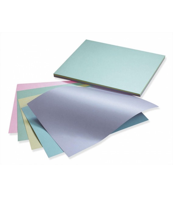 PACON® PEARL PASTELS CARD STOCK, ASSORTED COLORS, 5 COLORS/REAM