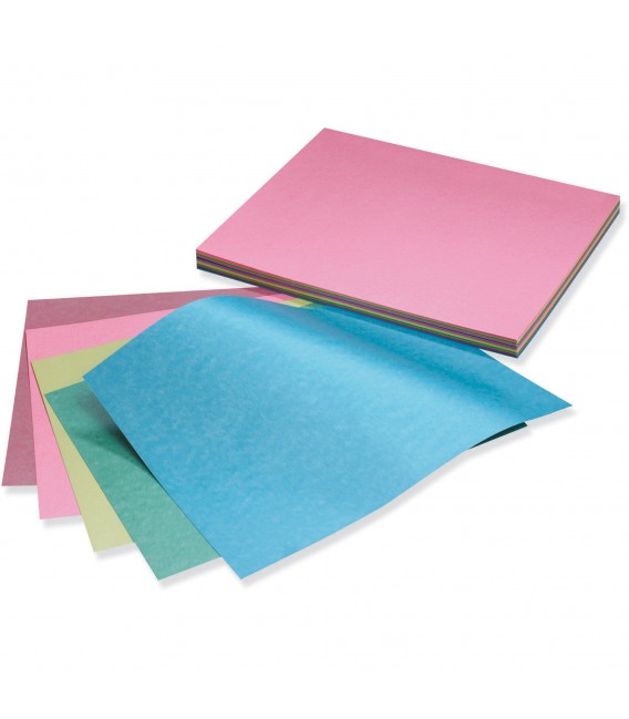 PACON® PEARL BRIGHT CARD STOCK, ASSORTED COLORS, 5 COLORS/REAM