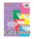 PACON® PEARL BRIGHT CARD STOCK, ASSORTED COLORS, 5 COLORS/REAM