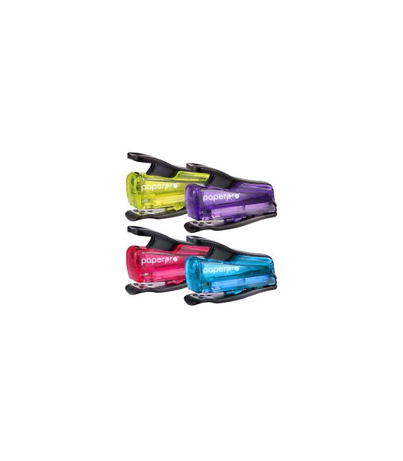 PAPERPRO® INJOY™ 12 NANO STAPLER, ASSORTED COLORS