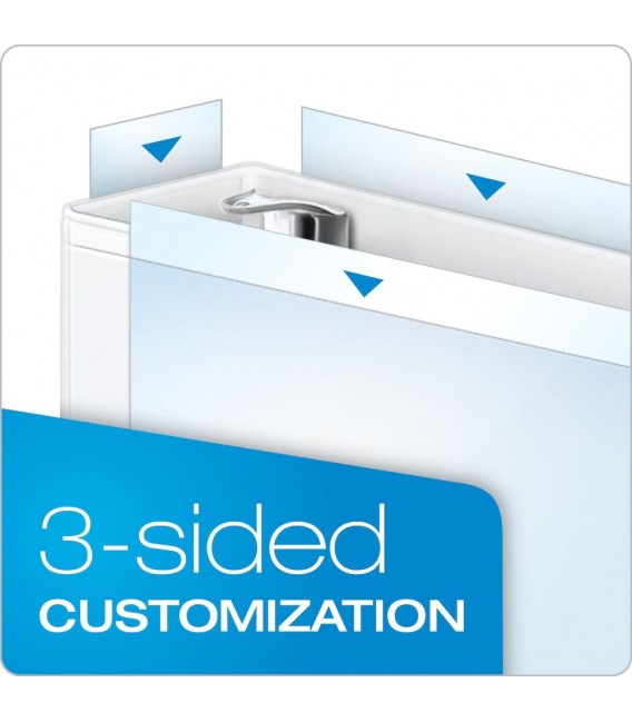 CARDINAL® ECONOMY VALUE™ CLEARVUE™ BINDER, 4" WHITE