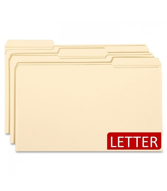 Details about   Manila File Folders Office Supplies Manilla Files Folder Letter Size 1/3 Cut 