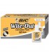 BIC® WITE-OUT® CORRECTION FLUID WITH FOAM APPLICATOR, WHITE