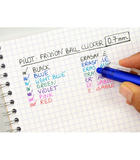 PILOT® FRIXION® BALL, COLORSTICKS, GEL INK BLUE PENS