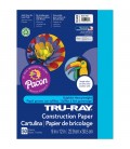 TRU-RAY® CONSTRUCTION PAPER 9" X 12" ATOMIC BLUE COLOR, 50 SHEETS