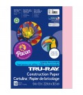 TRU-RAY® CONSTRUCTION PAPER 9" X 12" PINK COLOR, 50 SHEETS