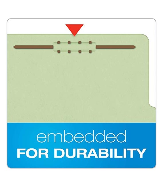 PENDAFLEX® CLASSIFICATION FOLDER, 1 DIVIDER, LEGAL SIZE, 10/BOX