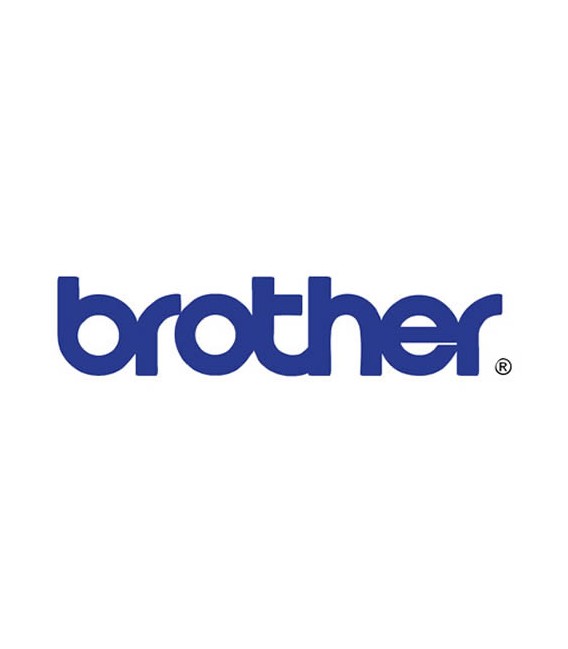 BROTHER® LAMINATED TAPE 1/2" BLACK/WHITE