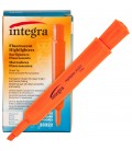 INTEGRA™ CHISEL DESK LIQUID HIGHLIGHTERS ORANGE