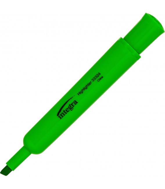 INTEGRA™ CHISEL DESK LIQUID HIGHLIGHTERS GREEN