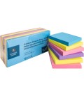 BUSINESS SOURCE® ADHESIVE NOTES EXTREME COLOR 3" X 3"