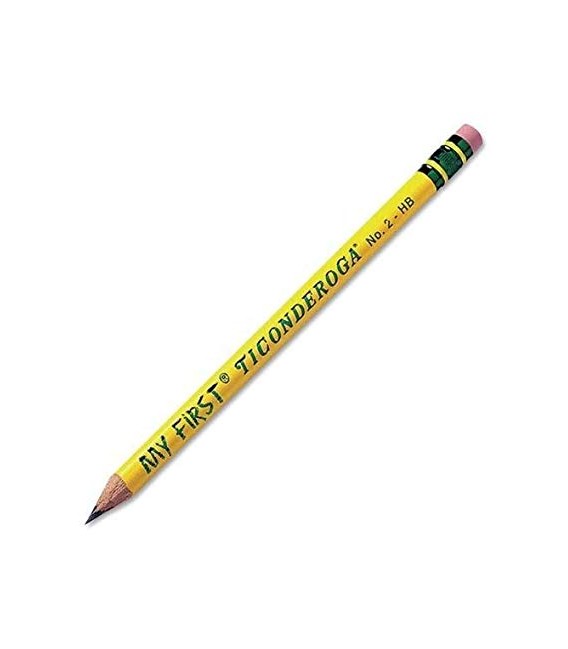 TICONDEROGA® MY FIRST WOOD-CASED PENCILS, 2 PACK