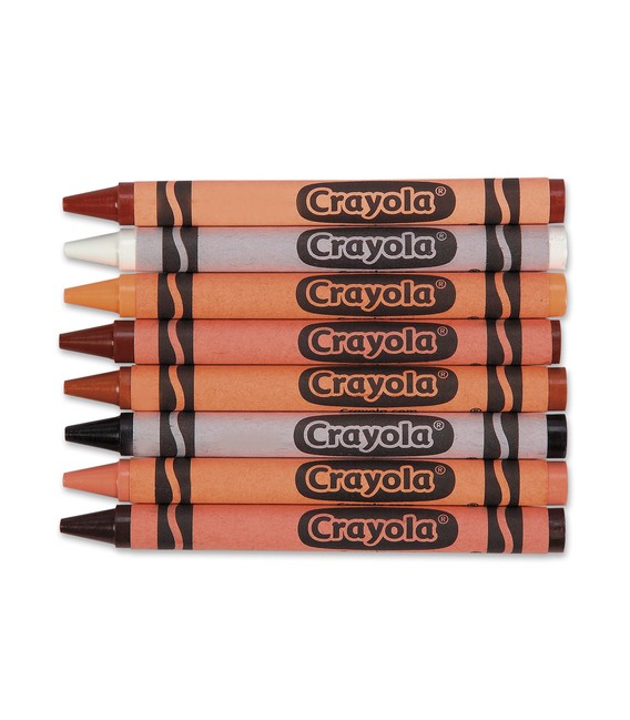 CRAYOLA® MULTICULTURAL CRAYONS, PACK 8 COLORS