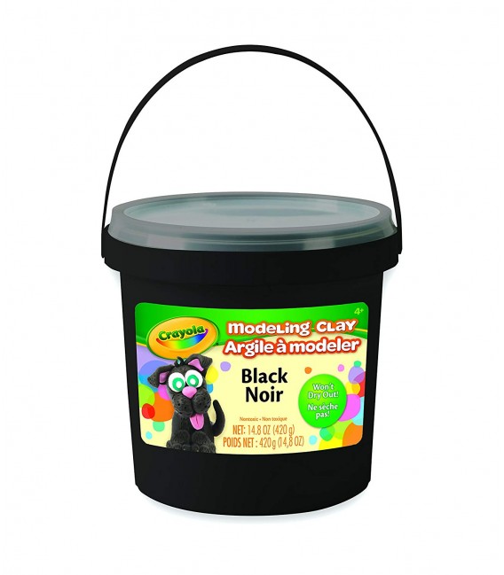 CRAYOLA® MODELING CLAY BLACK, 14,8 oz.