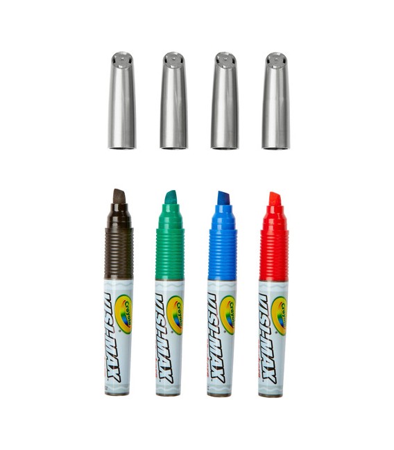 CRAYOLA® VISI-MAX™, DRY-ERASE MARKER, 4 ASSORTED COLORS