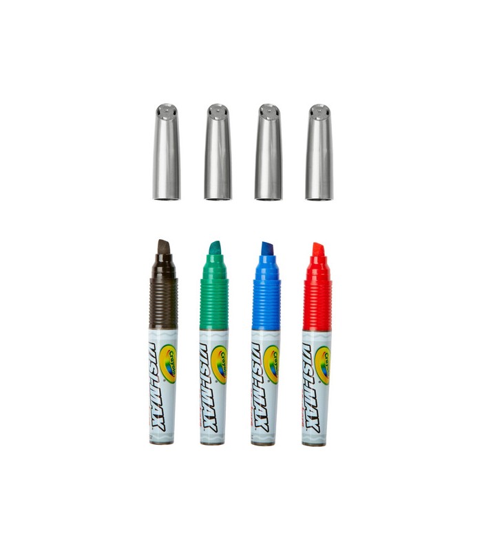 CRAYOLA® VISI-MAX™, DRY-ERASE MARKER, 4 ASSORTED COLORS - Multi access  office