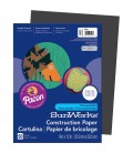 SUNWORKS® CONSTRUCTION PAPER 9" X 12" BLACK COLOR, 50 SHEETS