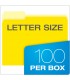 PENDAFLEX® FILE FOLDERS, LETTER SIZE, COLORS