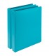 SAMSILL® EARTH'S CHOICE FASHION COLOR VIEW BINDERS, TURQUOISE 1"