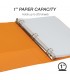 SAMSILL® EARTH'S CHOICE FASHION COLOR VIEW BINDERS, CORAL 1"