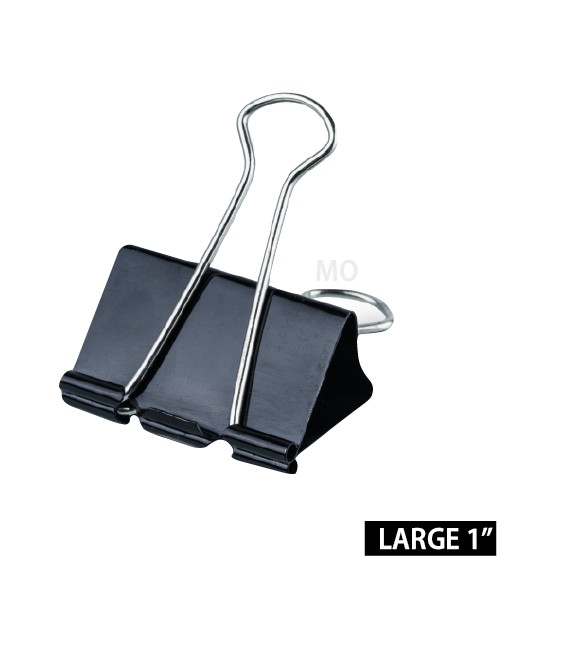 BUSINESS SOURCE® BINDER CLIPS LARGE 1"", BOX OF 120 EACH