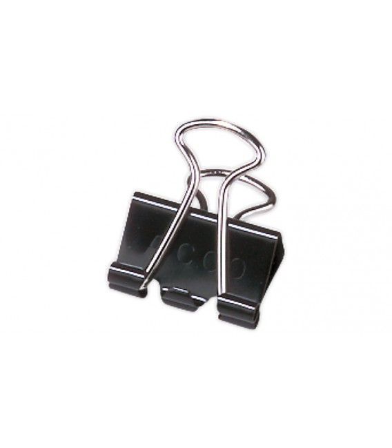 ACCO® BINDER CLIPS BLACK MINI 1/4", 12/PACK