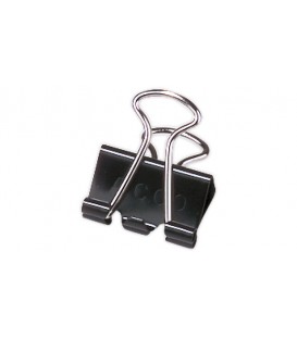 ACCO® BINDER CLIPS BLACK MINI 1/4", 12/PACK