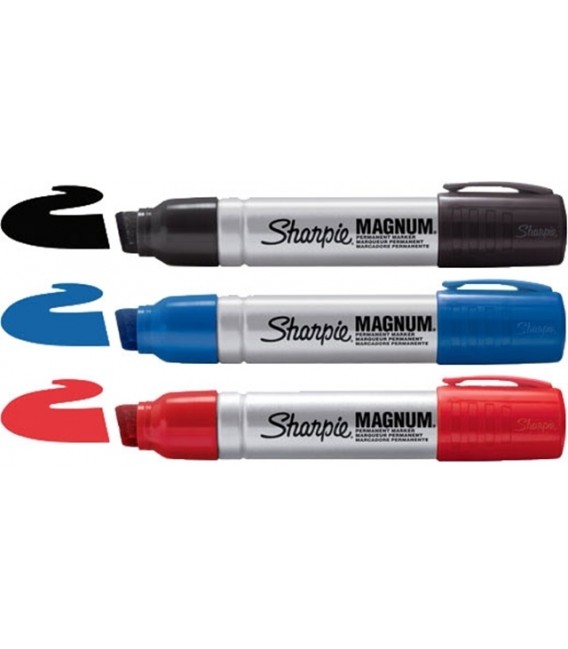 SHARPIE® PERMANENT MARKER, MAGNUM, CHISEL POINT STYLE