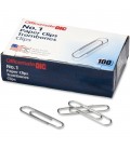 OFFICEMATE OIC® PAPER CLIPS N. 1, STANDARD STEEL.