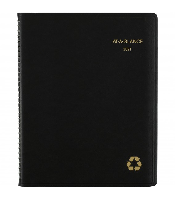 AT-A-GLANCE® RECYCLED WEEKLY/MONTHLY APPOINTMENT BOOK, 1 EACH