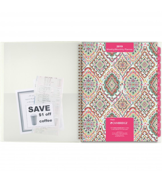 AT-A-GLANCE® MARRAKESH WEEKLY/MONTHLY PLANNER, 1 EACH