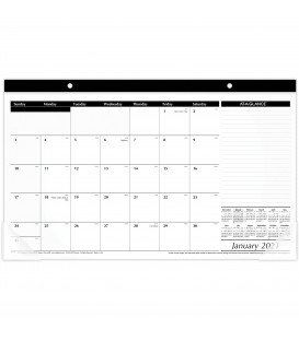 AT-A-GLANCE® 2021 COMPACT MONTHLY DESK PAD WALL CALENDAR, 1 EACH
