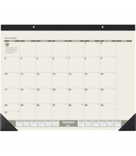 AT-A-GLANCE® 2021 RECYCLED MONTHLY DESK PAD WALL CALENDAR, 1 EACH