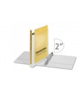 CARDINAL® ECONOMYVALUE™ CLEARVUE™ BINDER, 2" WHITE