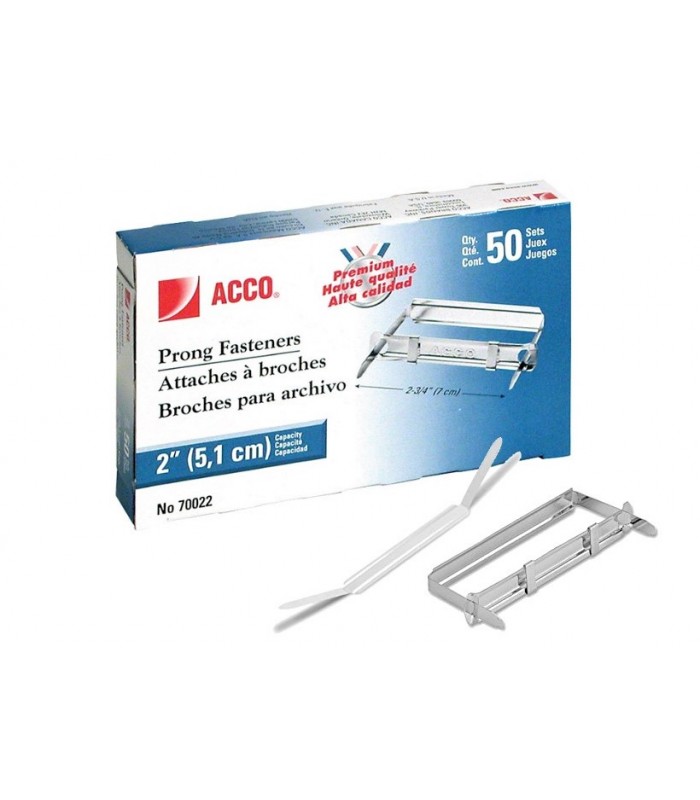 ACCO® PREMIUM FASTENERS FOR STANDARD 2-HOLE PUNCH, 2 3/4, 2 CAPACITY -  Multi access office