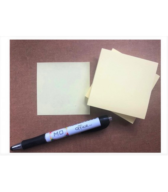 POST-IT® SUPER STICKY NOTES, 3" x 3", CANARY YELLOW, 24 PADS/CABINET PACK