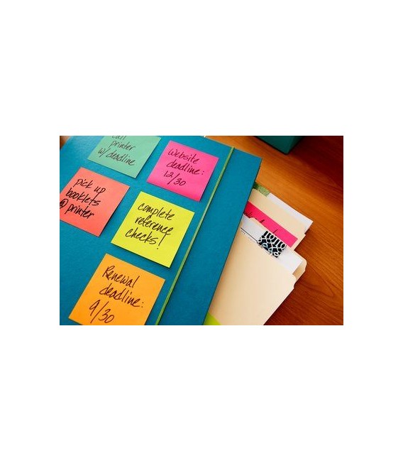 POST-IT® NOTES, 3" X 3", CAPE TOWN COLLECTION, 14 PADS/PACK