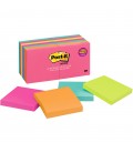 POST-IT® NOTES, 3" X 3", CAPE TOWN COLLECTION, 14 PADS/PACK