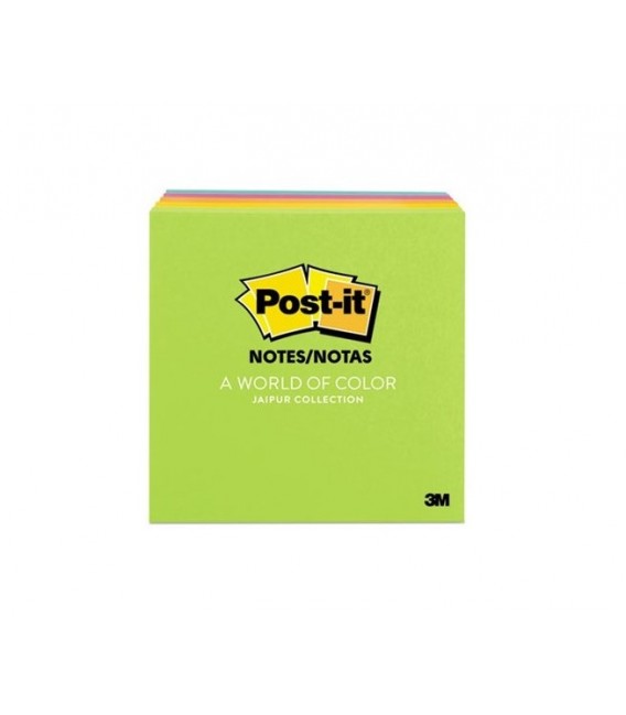 POST-IT® NOTES, 3" X 3", JAIPUR COLLECTION, 5 PADS/PACK