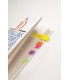 POST-IT® PAGE MARKERS, 1/2" WIDE, ASSORTED COLORS, 500 FLAGS/PACK