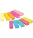 POST-IT® PAGE MARKERS, 1/2" WIDE, ASSORTED COLORS, 500 FLAGS/PACK