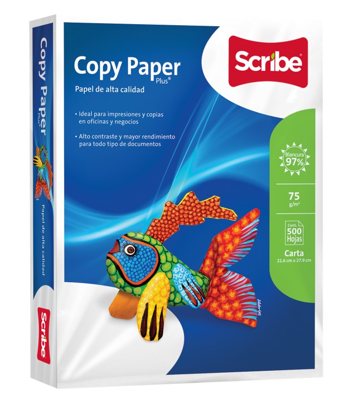 SCRIBE™ COPY PAPER PLUS® WHITE PAPEL, 8,5 X 11, PROFESSIONAL 97