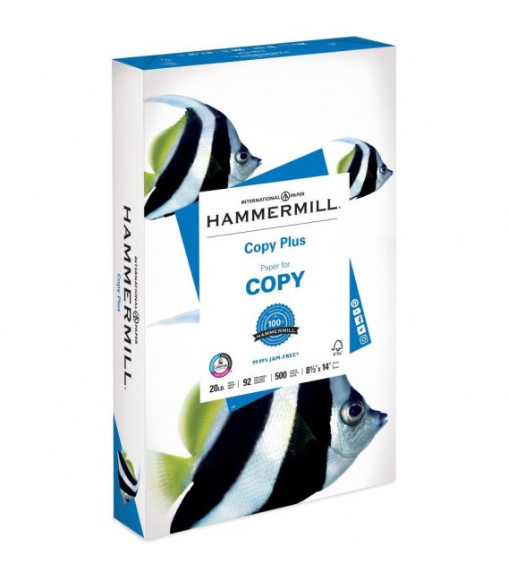HAMMERMILL® COPY PLUS™ LEGAL COPY PAPER, 8 1/2" X 14", REAM